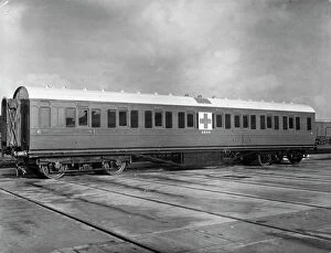 Administrative Collection: LMS coach no. 6204 converted to an ambulance train car, 1939