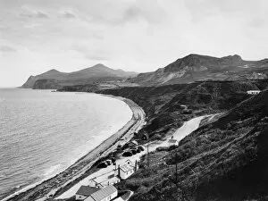 Merionethshire Photographic Print Collection: Nefyn Bay & The Rivals, Wales, August 1938