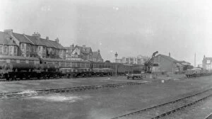 Newquay Fine Art Print Collection: Newquay Station Goods Yard, c. 1930