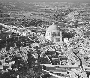 Related Images Framed Print Collection: The Mosta Dome, Malta 1935