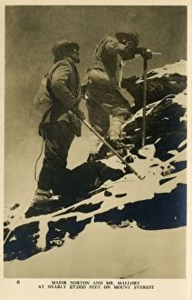 Related Images Fine Art Print Collection: 1922 British Mt Everest Expedition - Norton and Mallory