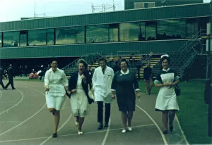 New Images July 2020 Pillow Collection: 1970 Commonwealth Games Nursing Team