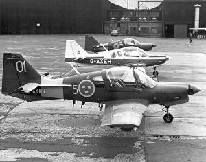 Related Images Collection: 1st two prototypes of the Scottish Aviation Bulldog