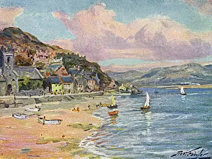 Related Images Fine Art Print Collection: Aberdovey / Beach 1905