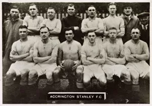 Trains Collection: Accrington Stanley FC football team 1936