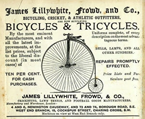 Penny Collection: Advertisement, Bicycles & Tricycles