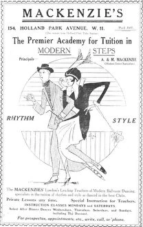 The Park Theatre Jigsaw Puzzle Collection: Advert for Mackenzie s, Premier Academy for Dance Tuition