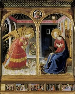 Monte Carlo Jigsaw Puzzle Collection: ANGELICO, Fra (1387-1455). The Annunciation