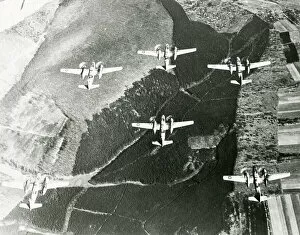Global Collection: B-24 Liberator bombers Neuberg Austria. 1945