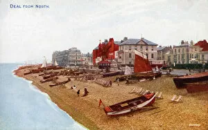 Deal Photographic Print Collection: Beach at Deal, Kent - View from the North