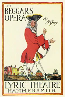 Theatre Canvas Print Collection: Beggars Opera Poster