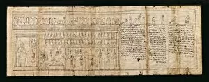 Book of the Dead Metal Print Collection: Book of the Deads. 651 -525 BC. Papyrus. Egyptian