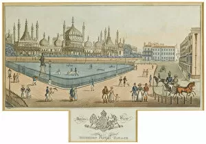 Brighton & Hove Poster Print Collection: Brighton Pavilion 1825