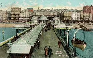 Piers Collection: Brighton / West Pier 1900
