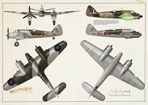 Royal Aeronautical Society Framed Print Collection: Bristol Beaufighter Mk. 1F aeroplane