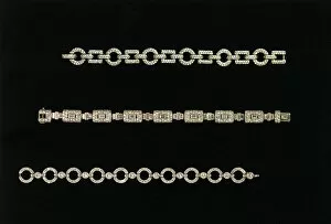 Classy Collection: Three Cartier platinum and diamond bracelets