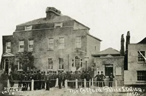 Posing Collection: Catford Police Station with officers posing outside