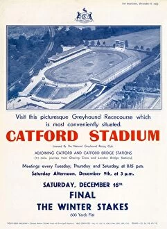 Races Collection: Catford Stadium Advertisement