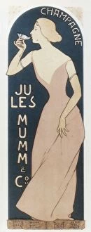 Art Nouveau Mouse Mat Collection: Champagne Jules Mumm and Co (1894). Poster by