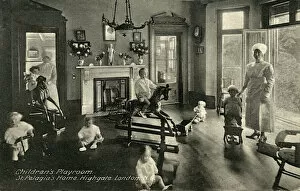 Children Photo Mug Collection: Childrens Playroom, St Pelagias Home, Highgate