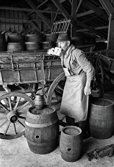Barrel Collection: Cider maker, Somerset, England