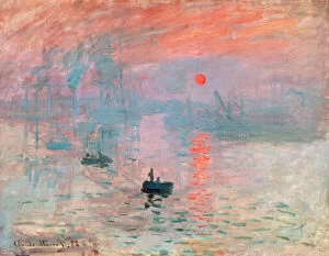 Landscape paintings Metal Print Collection: Claude Monet (1840 1926). Impression, Sunrise (Impression