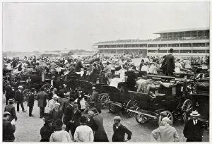 New Images August 2021 Fine Art Print Collection: On the coaches, luncheon time. Date: June 1901