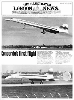 Concorde Jigsaw Puzzle Collection: Concordes First Flight