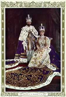 Coronations Collection: Coronation of King George V and Queen Mary