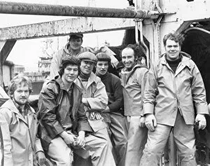 Encircling Collection: Crew of a Scottish purse seiner, Falmouth, Cornwall