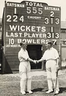 Related Images Premium Framed Print Collection: Cricketing Record 1932