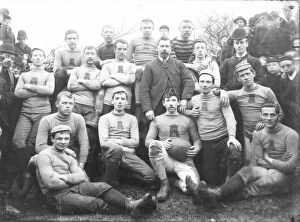 Related Images Metal Print Collection: Crickhowell rugby team, Crickhowell, Powys, Mid Wales