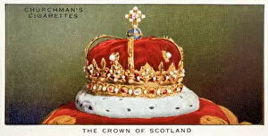 Charles II Pillow Collection: Crown of Scotland