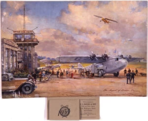 Croydon Fine Art Print Collection: Croydon Airport 1934