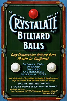 Snooker Jigsaw Puzzle Collection: Crystalate Billiard Balls