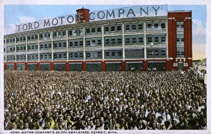 Detroit Fine Art Print Collection: Employees - Ford Motor Company, Detroit, Michigan, USA