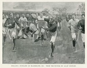 Rugby Jigsaw Puzzle Collection: England V Scotland 1901