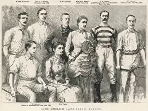 Maud Collection: Some English lawn tennis players