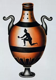 Pictures Now Metal Print Collection: Etruscan Vase Painting Date: 1845