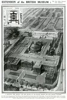New London Architecture Metal Print Collection: Extension of the British Museum, London