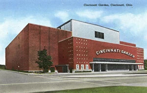 Hockey Collection: Exterior view, Cincinnati Gardens, Cincinnati, Ohio, USA