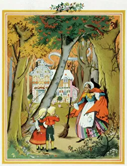 House Mouse Jigsaw Puzzle Collection: Fairy Tales of Autumn - Hansel and Gretel by Pauline Baynes