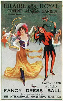 Entertainment Jigsaw Puzzle Collection: Fancy Dress Ball, Theatre Royal, Covent Garden, London, 2 December 1920. Date: 1920