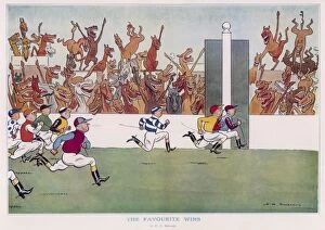 Related Images Metal Print Collection: The Favourite Wins by H. M. Bateman