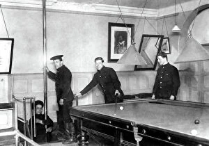 Snooker Framed Print Collection: Fire Station Billiards Room