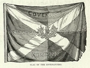 Cross Collection: Flag of the Scottish Covenanters