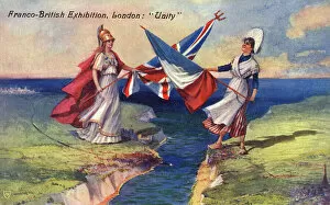 Britannia Collection: Franco-British Exhibition, London - Unity