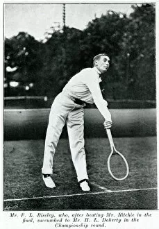 Tennis Photographic Print Collection: Frank Riseley