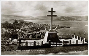 War memorials Collection: The French Memorial - Lyle Hill, Greenock