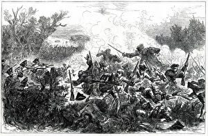 New Images August 2021 Framed Print Collection: General John Richmond Webbs attack on the French army, Battle of Wijnendale